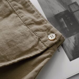 Cotton and linen trousers for children