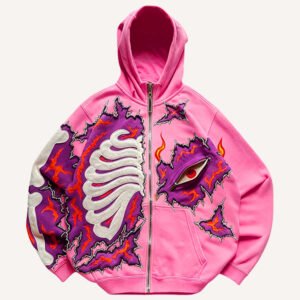 Fashion Casual Printed Polyester Sweater