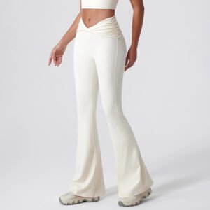 Female Pure Color Tight Hip Lift Quick-drying Casual Sports Trousers
