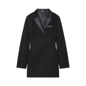 European And American-style Fashion Coat With A Diamond-embellished Suit Skirt