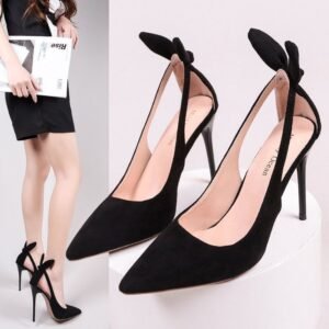 Sandals Women's Rabbit Ears Pumps Stiletto Heel 12cm High Heels