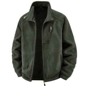 Men's Warm With Velvet Padded Jacket Loose Casual Jacket