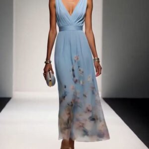 Evening Gown Elegant V-neck Cross-border Dress