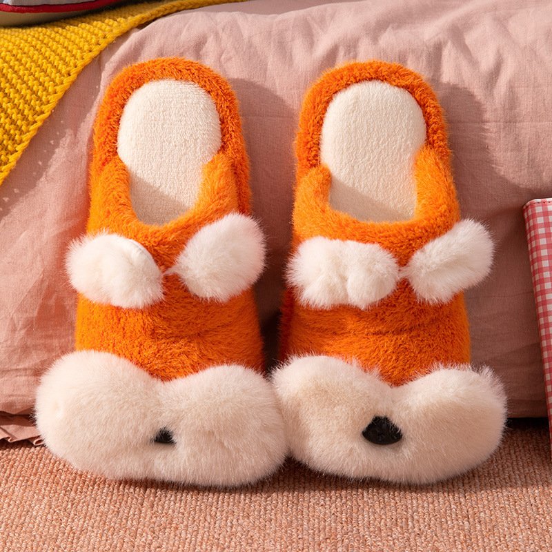Cotton Slippers Female Indoor Household Warmth Thick-soled Non-slip - Image 4