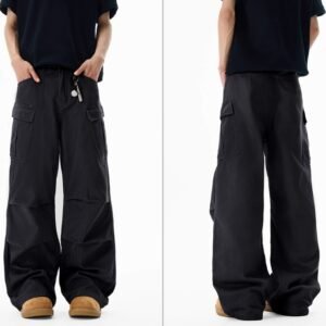 Wide-leg Overalls Men's Loose Straight Casual Feeling