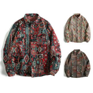 Men's Jacquard Pattern Long Sleeve