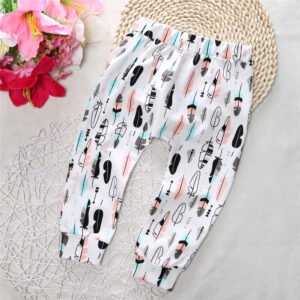 Spring And Autumn New Children's Clothing Men's And Women's Baby Cotton Trousers Harlan Bottom Pants