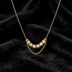 Stainless Steel Necklace In The INS Style With Tassel Stars And Roses