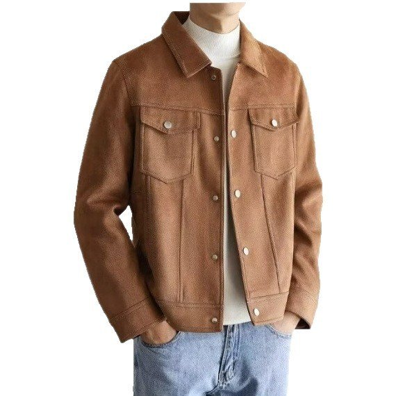 Spring And Autumn New Polo Collar Loose Short Work Clothes - Image 5