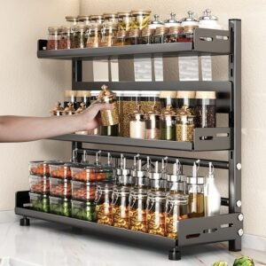 Multi-functional Kitchen Spice Rack For Home Storage