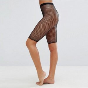 Elastic Loose Five Points New Fashion Fishnet Panty-hose Women