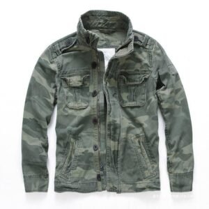 Men's Jacket Autumn Military Workwear Outdoor Mountaineering Denim Coat