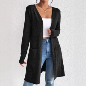Hot-selling Casual All-match Knit Cardigan From Europe And The US