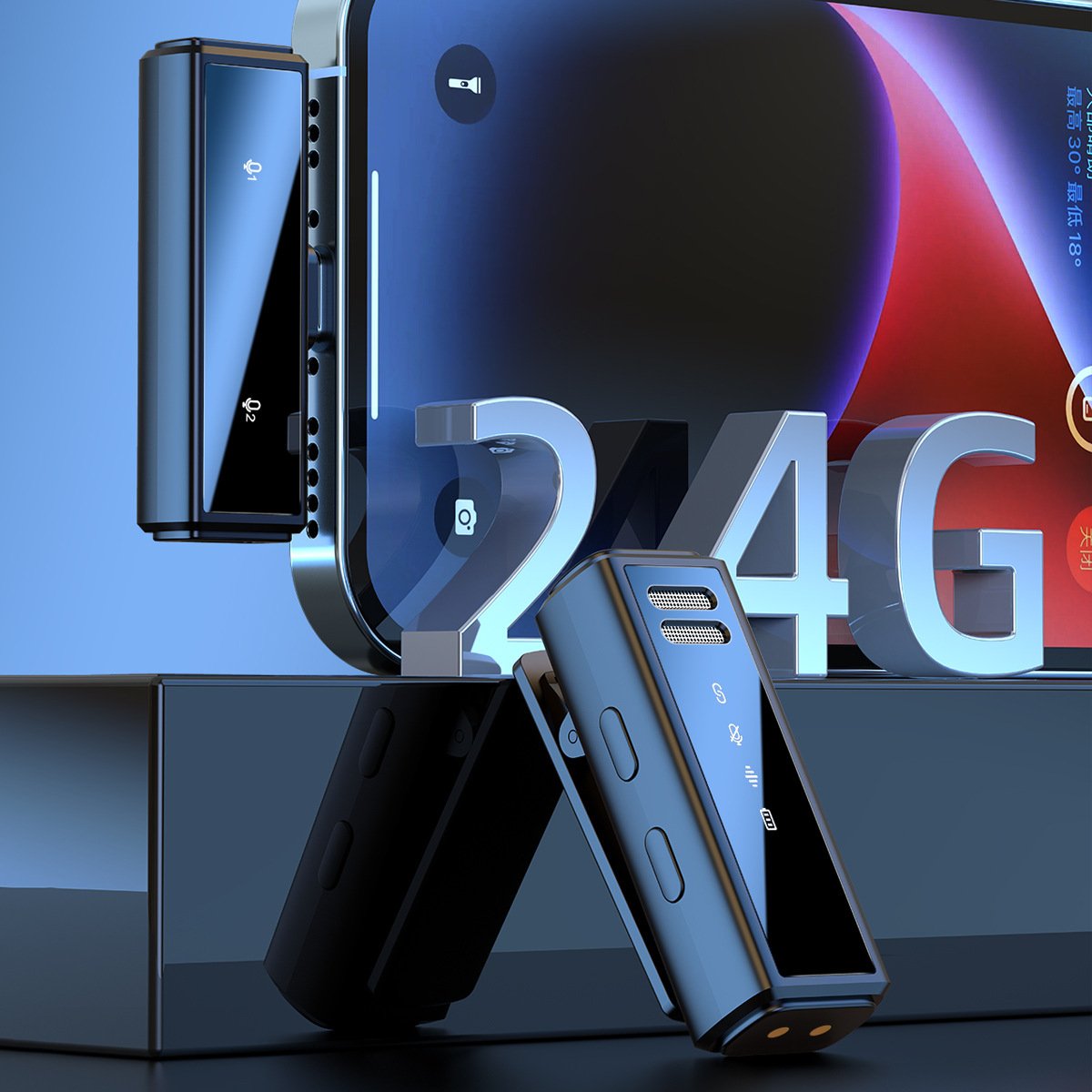 Wireless Lavalier Microphone Intelligent Sound Collection And Noise Reduction - Image 2