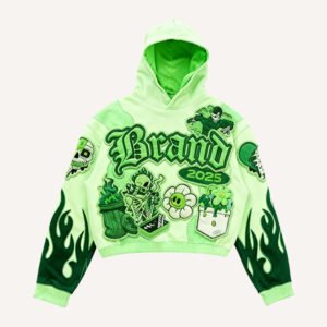 Fashion Casual Printed Polyester Sweater