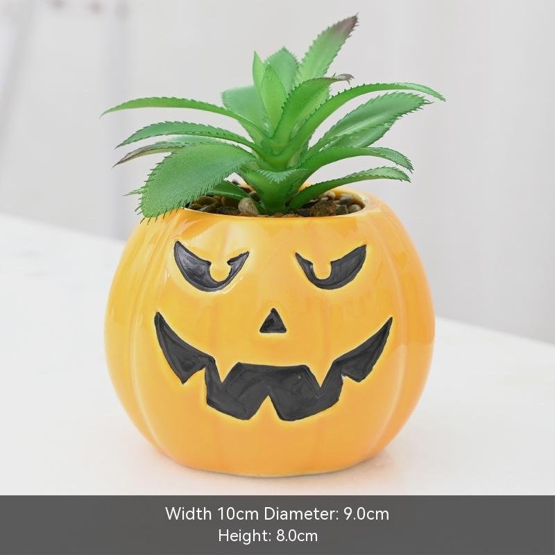 Halloween Succulent Flower Pot Ceramic Flower Pot Aromatherapy - Image 3