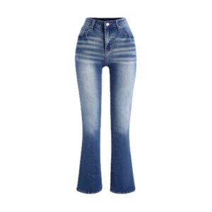 European And American Ladies Jeans Temperament Wild Washed Casual Pants
