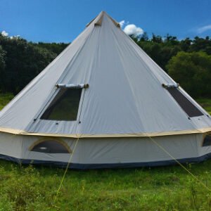 Yurt Tent Outdoor Camping Pyramid Chimney Sunscreen