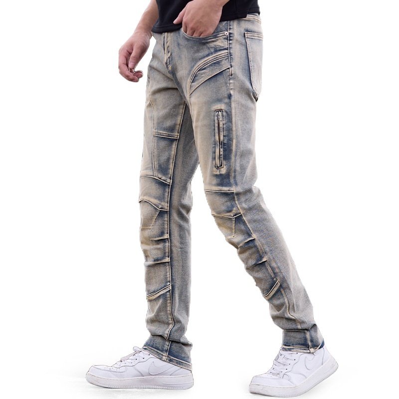 Men's Stretch Slim Fit Bootcut Jeans - Image 4