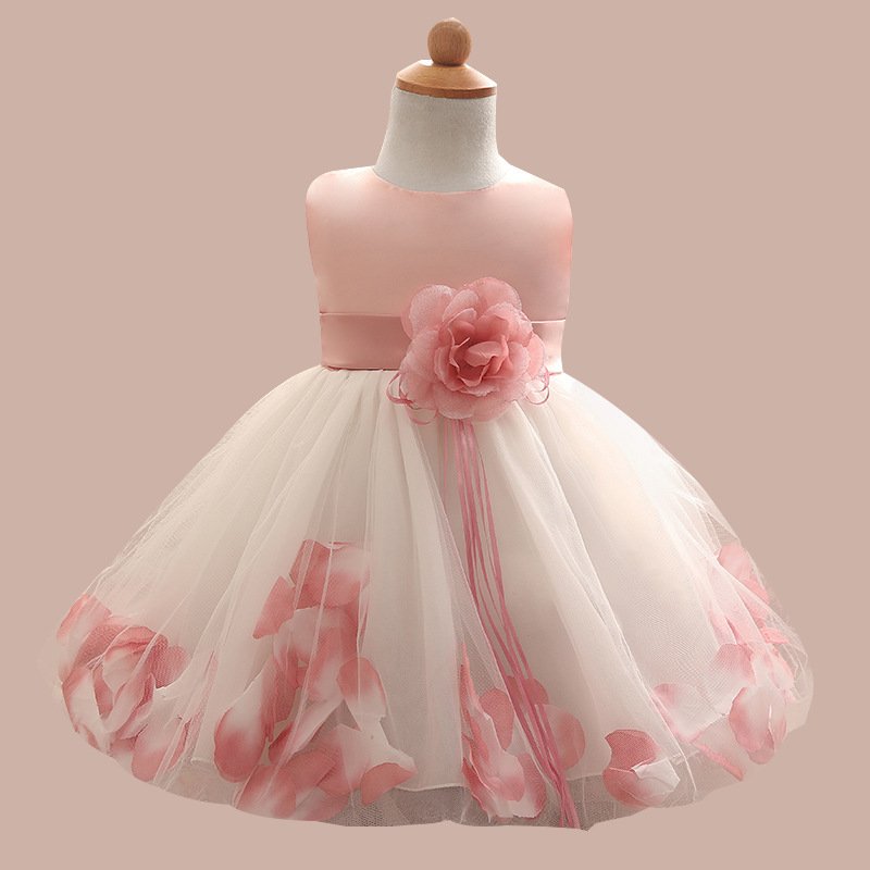 Korean High Grade Autumn Children, Fluffy Dress, Princess Dress, Infant, Full Year Old, Full Dress, Factory Direct Sales - Image 3