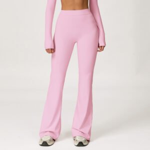 Sports High Waist Tight Brushed Sports Trousers