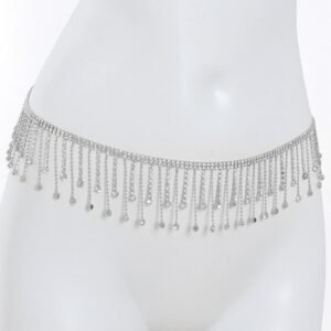 Women's Accessories Metal Fringe Waist Chain Fashion Versatile Waist Cinching