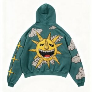 Fashion Casual Printed Polyester Sweater