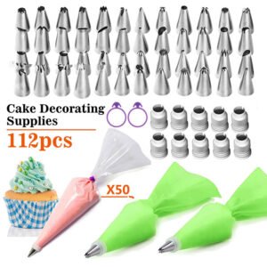 Baking decorating mouth set