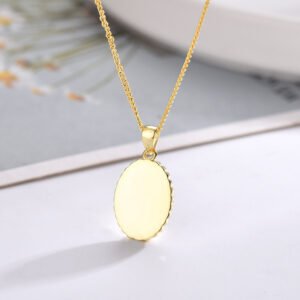 Minseng Minimalist Light Luxury Tulip Shell Necklace