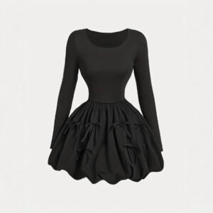 New Stylish And Elegant Waist-cinching Womens Mini Dress