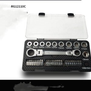 Ratchet Wrench Set Sleeve Screwdriver Set Amazon Ebay Tools Hot Selling Product Multi-function Two-way Ratchet