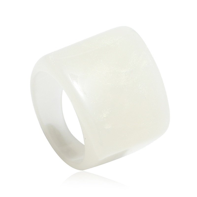 Women's Fashion Unique Ring Set Creative Jelly Color Resin Multi-Pack Rings Elegant Versatile Jewelry For Daily Wear & Gifting - Image 2