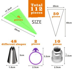 Baking decorating mouth set