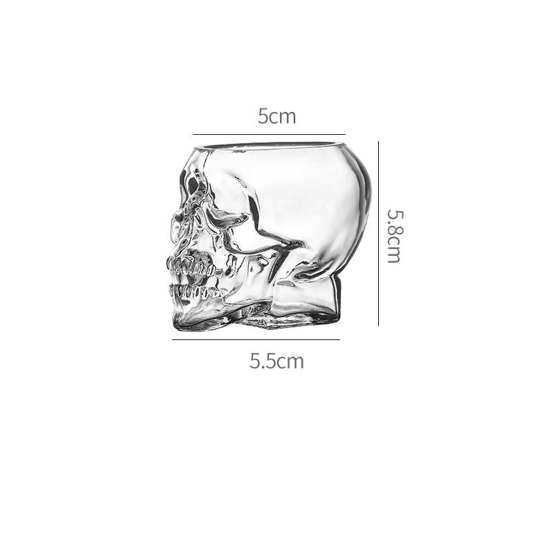 Skull Wine Glass Halloween Special-shaped Personality Juice Glass Whiskey Glass - Image 4