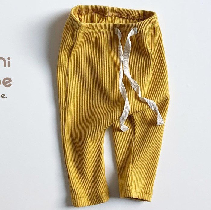 Simple And Versatile Thread Stretch Leggings For Babies - Image 9