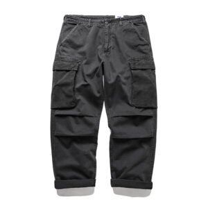 Overalls Japanese Loose Retro Big Pocket Military Style Casual Pants