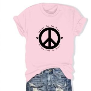 Cross-border Round Neck Fashionable Women's T-shirt