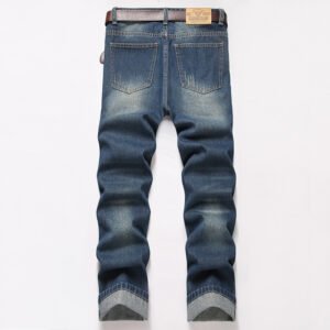 Men's Straight Wrinkle-resistant Loose Casual Jeans