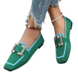 Vintage Suede Round Head Spring Loafers Gommino