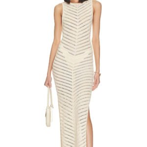 Sleeveless Knitted Bodycon Sexy Sheath Dress