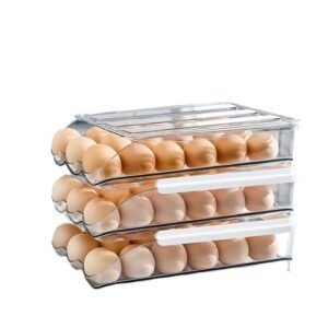 Home Kitchen Transparent Multi-layer Egg Storage Box