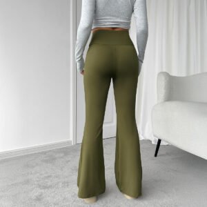 Casual Slim-fitting Belly Contracting Peach Hip Micro-pull Yoga Trousers Women's Clothing