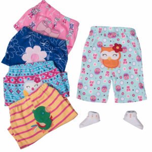Cotton Butt Pants 5 Pack Baby Cartoon Cute Shorts