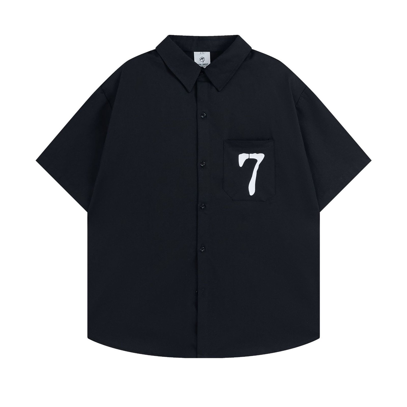 European Hip Hop Letter Short Sleeve Shirt For Men And Women - Image 5