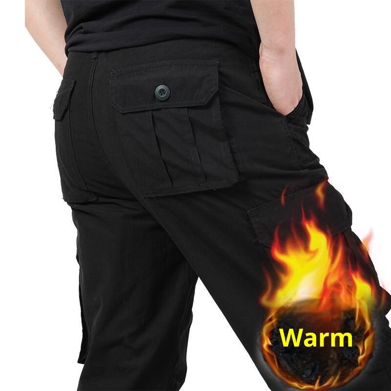 Extra Thick Warm With Fleece Men's Overalls - Image 3