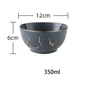 Nordic Light Luxury Style Phnom Penh Marble Household Bowl