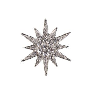 Diamond Fashion Cufflink Brooch Accessories