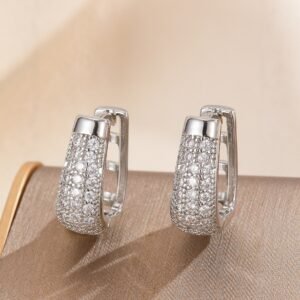 Fashion Women's Jewelry Copper Plated Real Gold Earrings