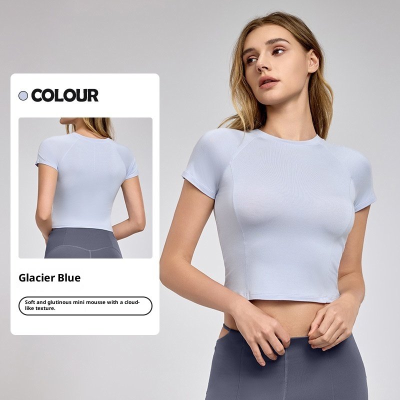 Women's Slim-Fit Versatile Workout T-Shirt For A Defined Waist - Image 3