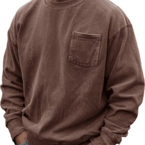 Men's Pullover Round Neck Long Sleeves Sweater